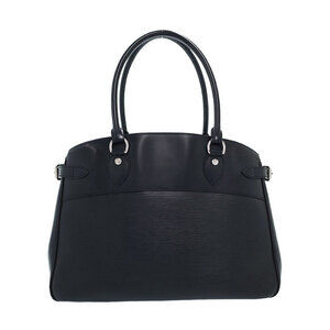 Louis Vuitton Epi Passy Tote Shoulder Bag Black